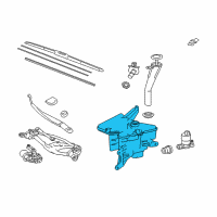 OEM 2016 Scion iM Reservoir Assembly Diagram - 85315-0W050