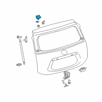 OEM 2014 Scion iQ Hinge Diagram - 68801-74020