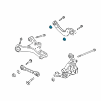 OEM Ford Maverick Upper Control Arm Nut Diagram - -W520516-S442