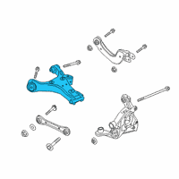 OEM 2021 Lincoln Corsair ARM ASY - REAR SUSPENSION Diagram - LX6Z-5500-C