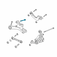 OEM 2020 Lincoln Corsair Lower Control Arm Rear Bolt Diagram - -W720167-S439