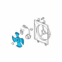 OEM 2015 Honda Pilot Fan, Cooling Diagram - 38611-RYE-A01