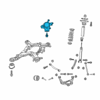 OEM 2021 Jeep Grand Cherokee Knuckle And Ball Joint Right Diagram - 68253396AB