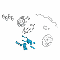 OEM 2015 Toyota Tundra Caliper Diagram - 47850-0C010