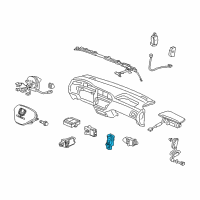 OEM 2011 Honda Ridgeline Sensor Assy., Side Impact (Trw) Diagram - 77970-SWA-A11