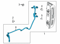 OEM 2022 GMC Sierra 2500 HD Socket & Wire Diagram - 84574263