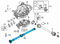 OEM 2020 BMW X5 DRIVE SHAFT AUTOMATIC TRANSM Diagram - 26-10-7-855-834