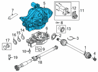 OEM 2020 BMW X6 FINAL DRIVE WITH DIFFERENTIA Diagram - 33-10-8-047-170