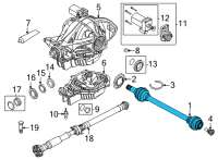 OEM 2021 BMW X6 OUTPUT SHAFT, REAR RIGHT Diagram - 33-20-7-847-410