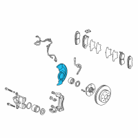 OEM 2003 Honda Accord Splash Guard, Front (15") Diagram - 45255-SDA-000