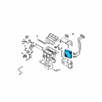 OEM Nissan Altima Core-Heater Diagram - 27140-8J010