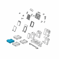OEM 2009 BMW X6 Seat Upholstery, Right Diagram - 52-20-7-171-858