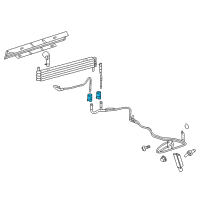 OEM 2009 Lincoln Navigator Pressure Line Connector Diagram - 5C2Z-7Z465-AA