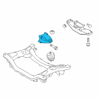 OEM 2014 Hyundai Genesis Coupe Engine Support Bracket, Right Diagram - 21815-2M150