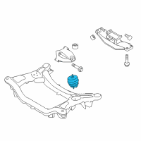 OEM 2012 Hyundai Genesis Coupe Insulator-Hydraulic Diagram - 21812-3M000