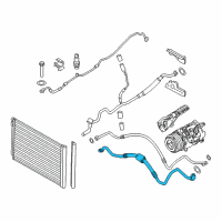 OEM 2011 BMW 740i Suction Pipe Diagram - 64-53-9-120-006