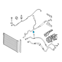 OEM 2014 BMW X3 Sealing Cap, Pressure Line Diagram - 64-53-8-387-438