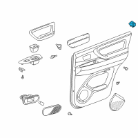 OEM 2001 Lexus LX470 Switch Assy, Power Window Regulator Diagram - 84810-60040