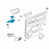 OEM 2000 Lexus LX470 Panel Sub-Assy, Rear Armrest Base, Upper RH Diagram - 74203-60100