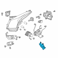 OEM 2018 Cadillac ATS Control Module Diagram - 23363789