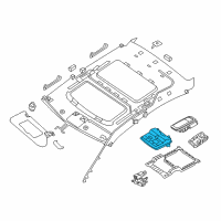 OEM 2020 Nissan Maxima Map Lamp Assy Diagram - 26430-9DJ1B