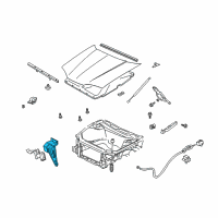 OEM 2002 Chevrolet Monte Carlo Support Asm-Front End Sheet Metal Diagram - 10423490