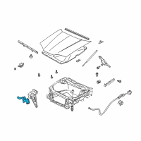 OEM 2000 Chevrolet Monte Carlo Latch Asm-Hood Primary & Secondary Diagram - 10352080