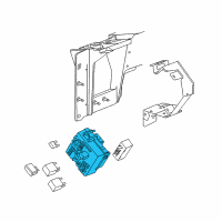 OEM Hummer Block Asm-Fuse Diagram - 15266952