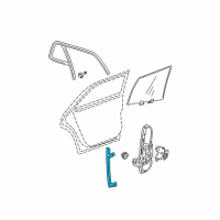 OEM 2008 Cadillac DTS Lower Channel Diagram - 25713284