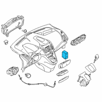 OEM 2014 Ford Transit Connect Seat Heat Switch Diagram - CM5Z-14D694-B