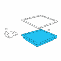 OEM 1996 GMC K2500 Suburban Pan Kit, W/Magnet Diagram - 8679931