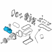 OEM 2016 Ram ProMaster 2500 Cover-CAMSHAFT Diagram - 68099627AA