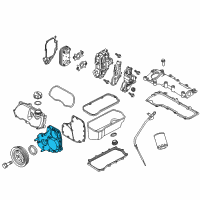 OEM 2014 Ram ProMaster 2500 Cover-Chain Case Diagram - 68101670AA