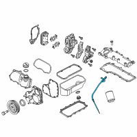 OEM 2014 Ram ProMaster 3500 Indicator-Engine Oil Level Diagram - 68099640AA