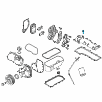 OEM Ram Bolt-HEXAGON FLANGE Head Diagram - 6107142AA