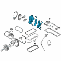 OEM 2017 Ram ProMaster 1500 Adapter-Oil Filter Diagram - 68101926AA