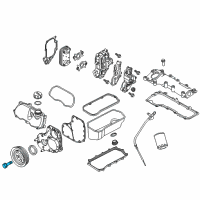 OEM 2017 Ram ProMaster 1500 Bolt-HEXAGON FLANGE Head Diagram - 68133287AA