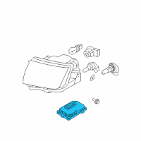 OEM Lincoln MKX Control Module Diagram - 7A1Z-13K198-A