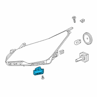 OEM 2019 Buick Envision Module Diagram - 23134370