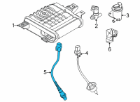 OEM 2022 Hyundai Santa Cruz Sensor Assembly-Oxygen Diagram - 39210-2S101