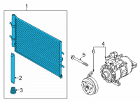 OEM 2020 Ford Transit-150 CONDENSER ASY Diagram - LK4Z-19712-A