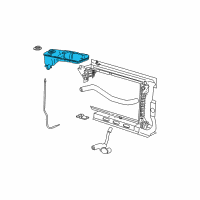 OEM Ford Mustang Recovery Tank Diagram - 3R3Z-8A080-AC