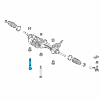 OEM Lexus Bolt, W/Washer Diagram - 90119-12442