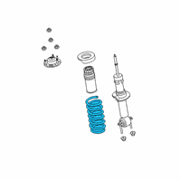 OEM 2019 Ford Ranger Coil Spring Diagram - KB3Z-5310-D