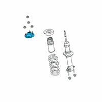 OEM 2020 Ford Ranger Shock Mount Diagram - JB3Z-18A099-A