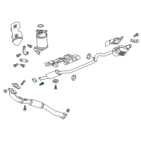 OEM 2021 Chevrolet Trailblazer Exhaust Pipe Stud Diagram - 11561404