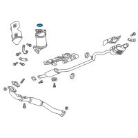 OEM 2018 Buick LaCrosse Catalytic Converter Seal Diagram - 12658150