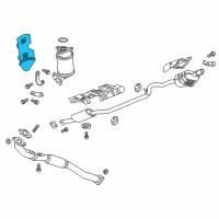 OEM 2018 Buick LaCrosse Converter Shield Diagram - 12673190