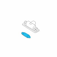 OEM 2011 Ford Fusion License Lamp Bulb Diagram - F5RZ-13466-C