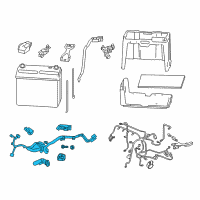 OEM 2014 Honda Civic Starter Sub Cord Diagram - 32111-RX0-A00